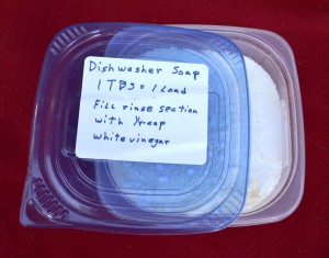 This do-it-yourself dishwasher soap is inexpensive, easy to make and very effective. You can make it for pennies! (Pantenburg photo)