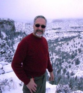 Dressed completely in wool, I was warm and comfortable on this winter hike. I took off my hat and coat for the photo.