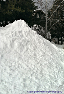 Snow may block the streets and roads for days.