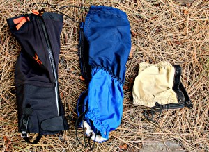 These three different style of gaiters are all useful in different situations.