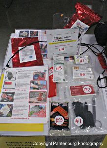 The Doom and Bloom Bleeding Control kit can help stop traumatic blood loss.