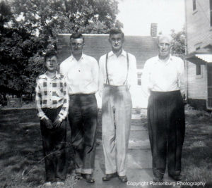 Eldon, Vincent, Fritz, Leo in 1940s