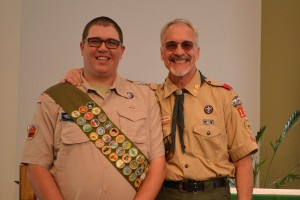 Sean Jacox honored me with an Eagle Mentor Pin when he achieved the highest rank in scouting.