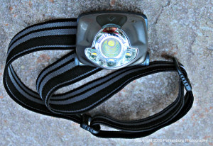 This Black Diamond Spot headlamp worked well when I needed to field dress a deer in the pitch darkness.