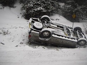 Stay with your vehicle after an accident (Peter Kummerfeldt photo)